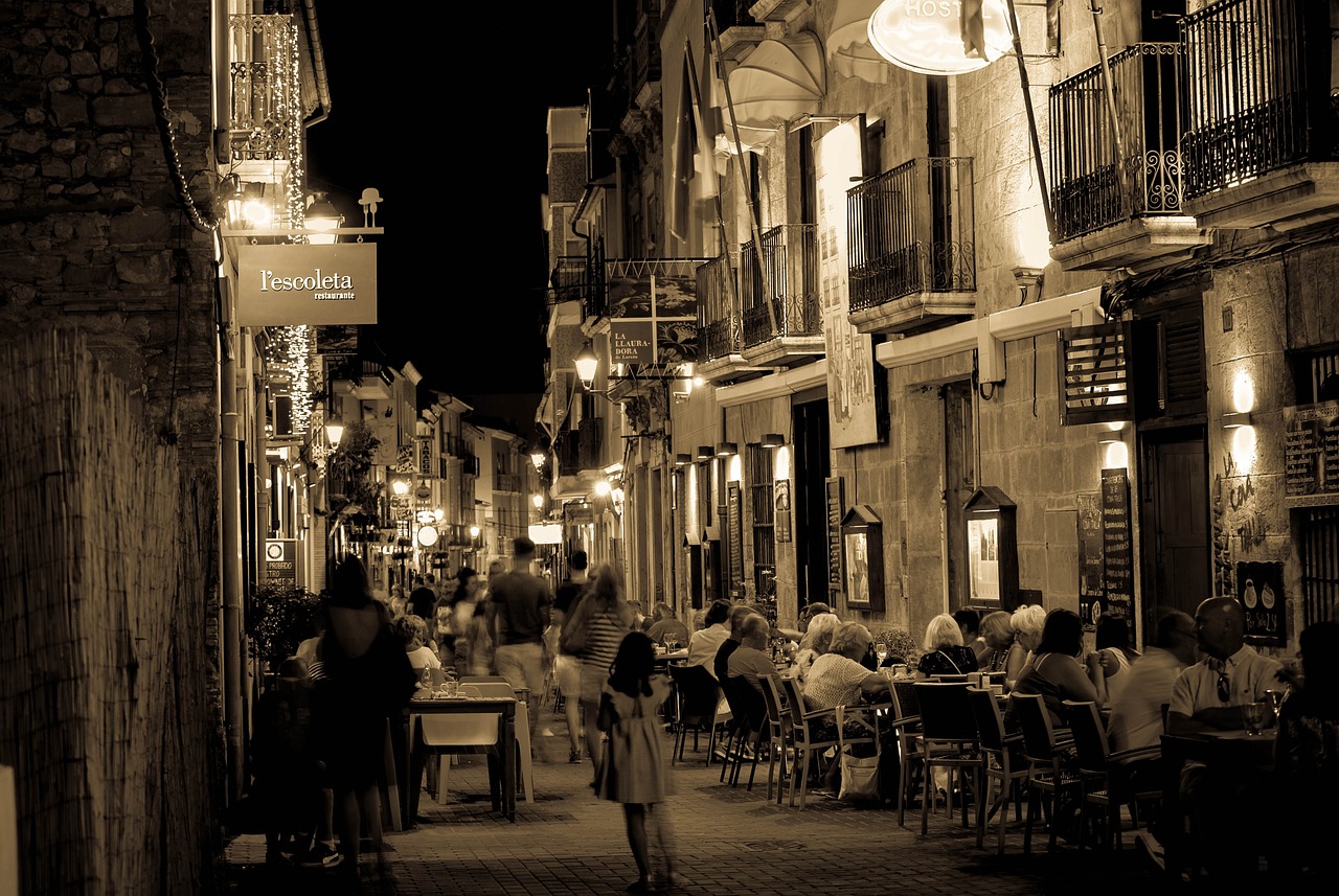 Calle del casco antiguo de Dénia
